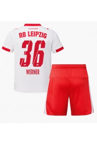 RB Leipzig Timo Werner #36 Babyklær Hjemme Fotballdrakt til barn 2025-26 Korte ermer (+ Korte bukser)